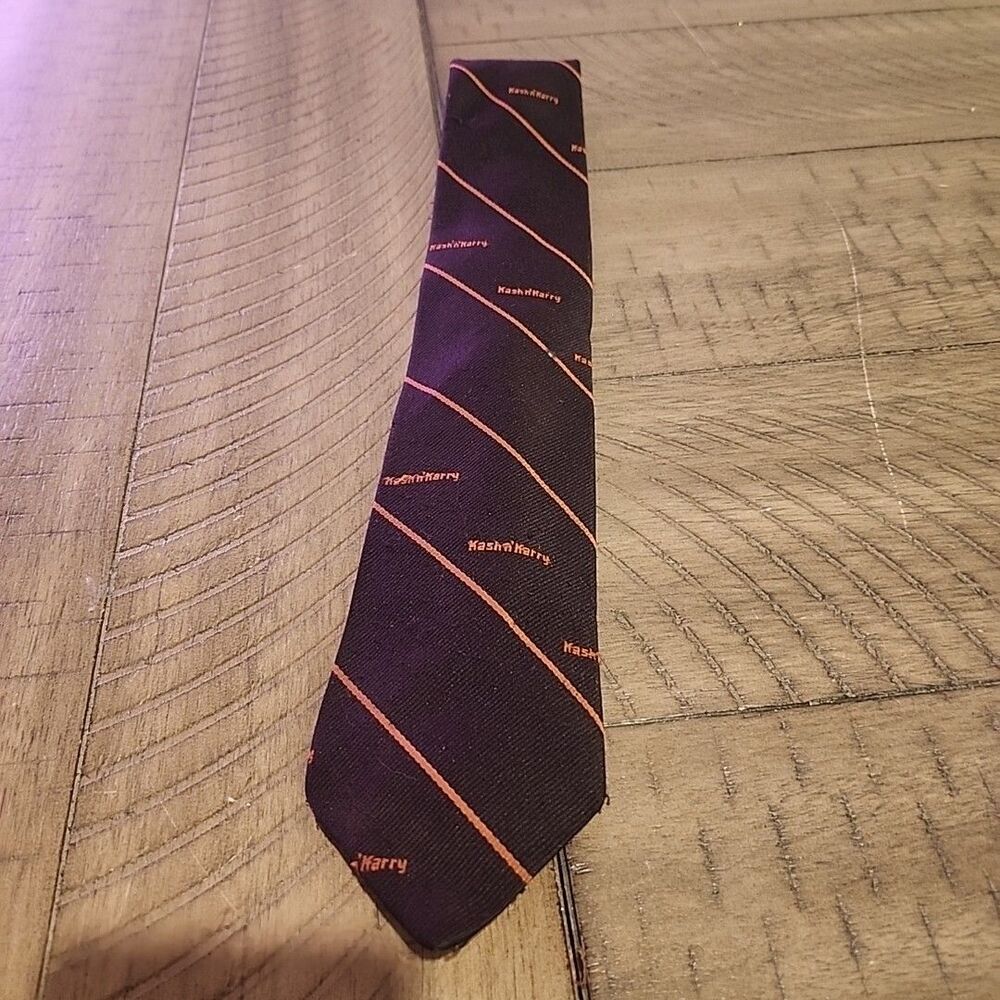 Rare Vintage Kash N Karry Food Stores Uniform Employee Tie Florida Grocery Store